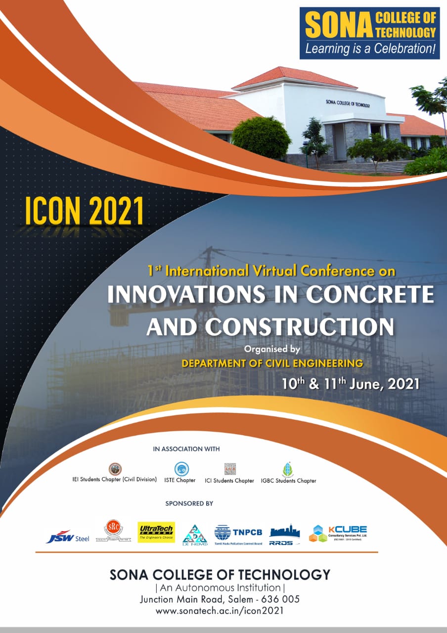 International Virtual Conference on Innovations in Concrete and Construction ICON 2021